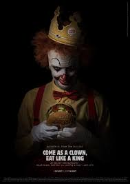 Burger King come like a clown eat like a king