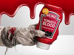 Heinz Tomato Blood Halloween Campaign 